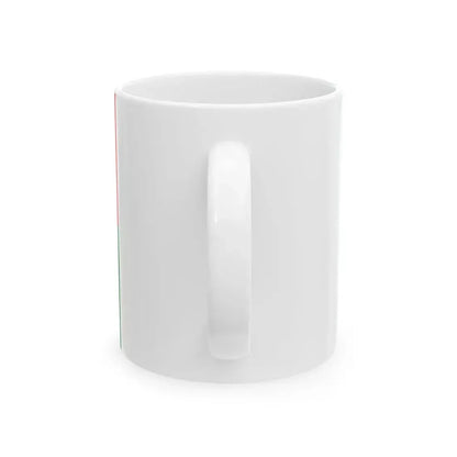 Flag of the Chief of Army Staff of Madagascar Divisional General (Madagascar) White Coffee Mug - Go Mug Yourself