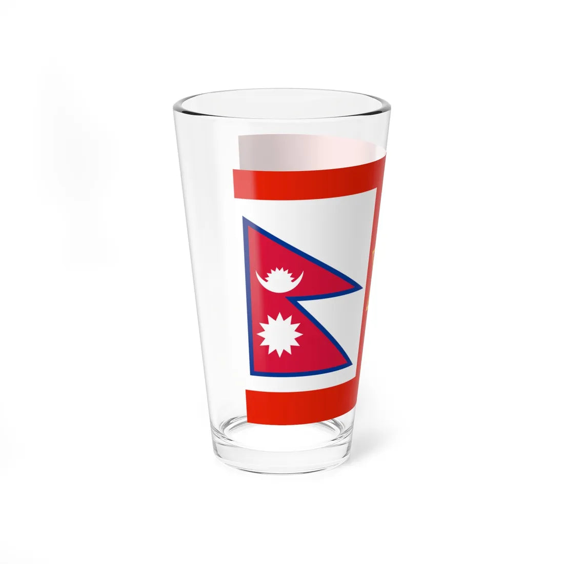 Flag of the Chief of Army Staff of Nepali Army (Nepal) Pint Glass 16oz - Go Mug Yourself