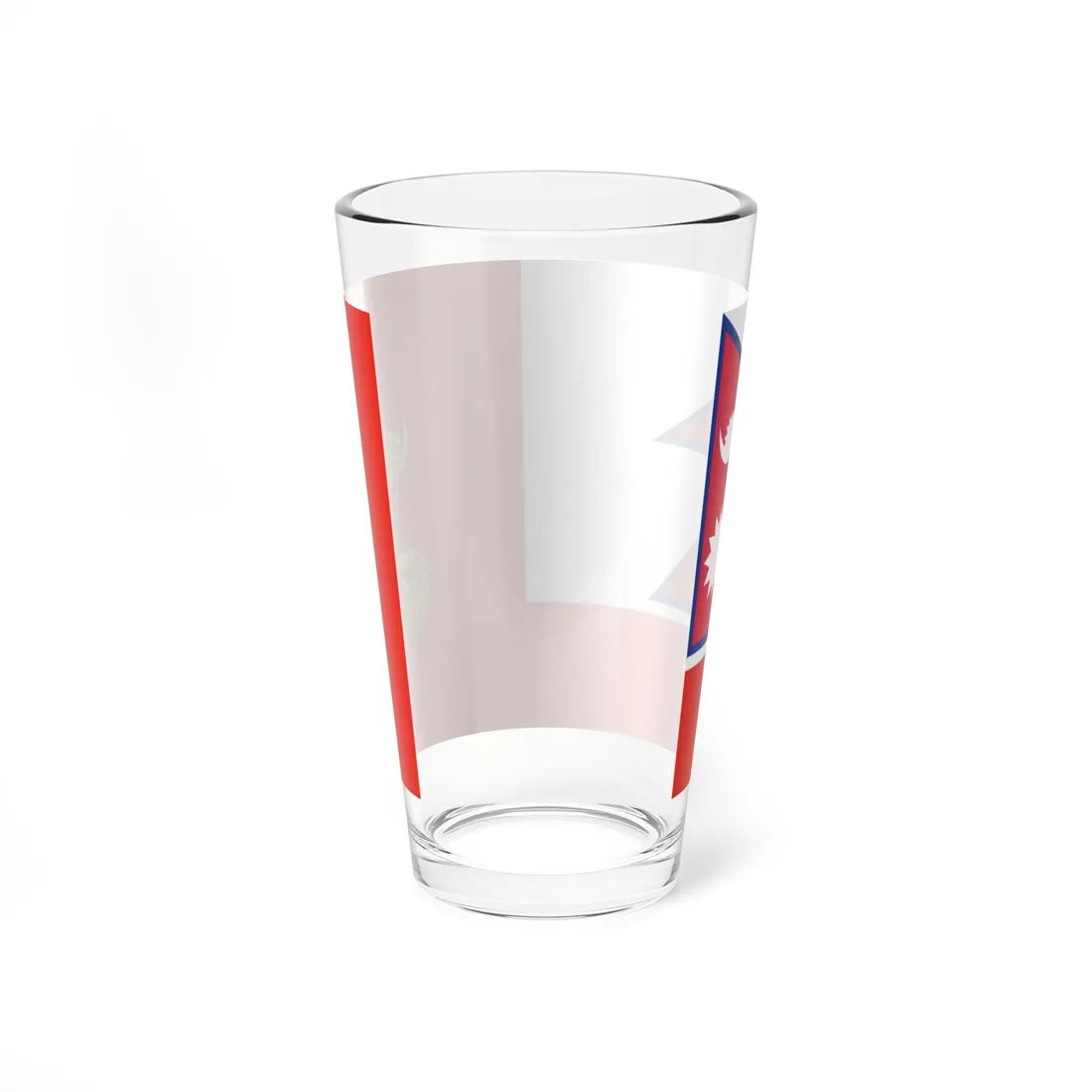 Flag of the Chief of Army Staff of Nepali Army until 2008 (Nepal) Pint Glass 16oz - Go Mug Yourself