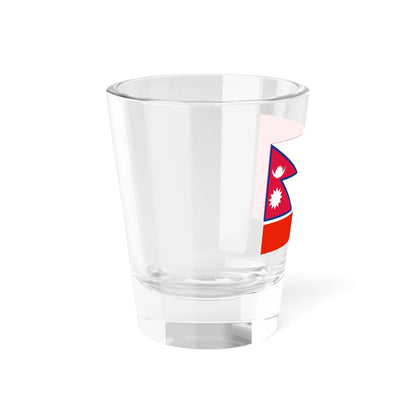 Flag of the Chief of Army Staff of Nepali Army until 2008 (Nepal) Shot Glass 1.5oz - Go Mug Yourself