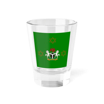 Flag of the Chief of Staff of the Nigerian Army (Niger) Shot Glass 1.5oz 1.5oz - Go Mug Yourself