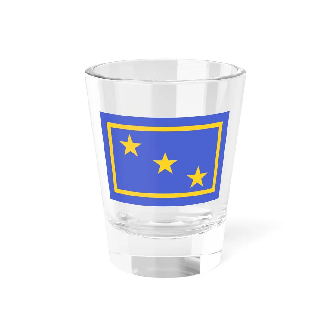 Flag of the chief of staff of the Regia Marina (Italy) Shot Glass 1.5oz 1.5oz - Go Mug Yourself