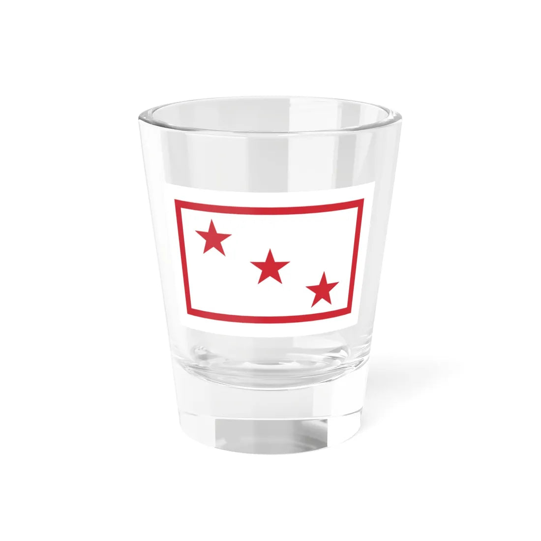 Flag of the chief of staff of the Regio Esercito (Italy) Shot Glass 1.5oz 1.5oz - Go Mug Yourself