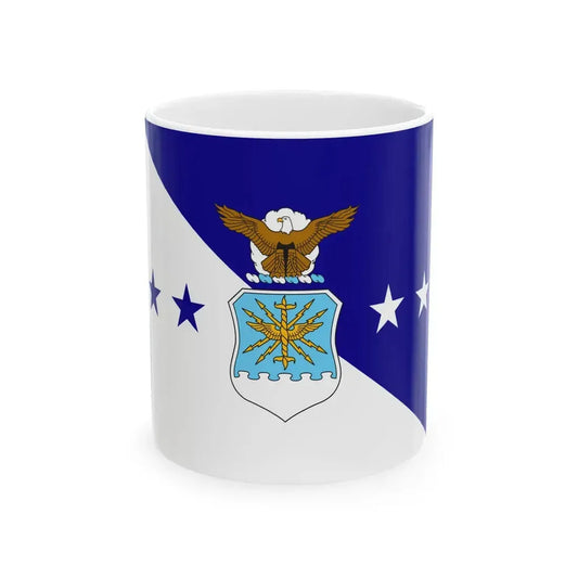 Flag of the Chief of Staff of the United States Air Force (United States) White Coffee Mug 11oz - Go Mug Yourself