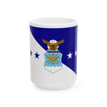 Flag of the Chief of Staff of the United States Air Force (United States) White Coffee Mug 15oz - Go Mug Yourself