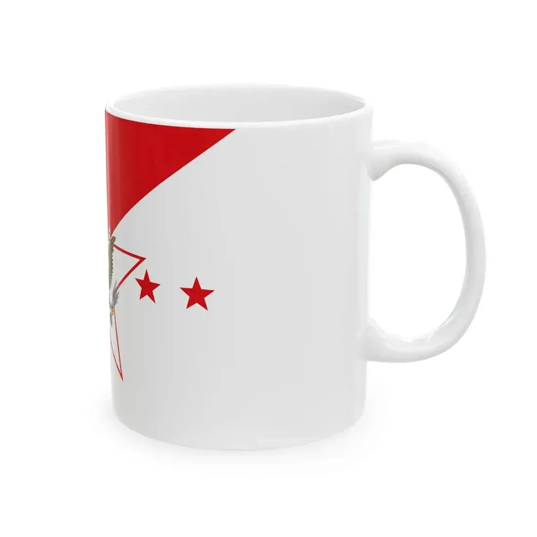 Flag of the Chief of Staff of the United States Army (United States) White Coffee Mug - Go Mug Yourself
