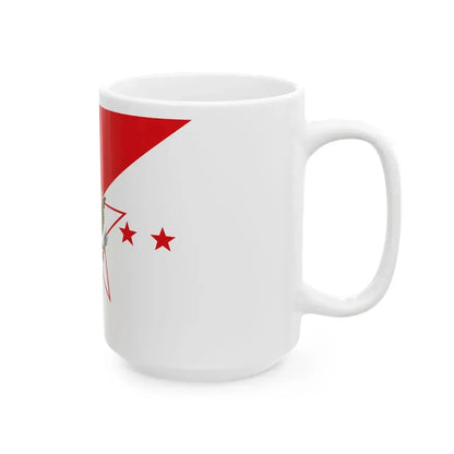 Flag of the Chief of Staff of the United States Army (United States) White Coffee Mug - Go Mug Yourself