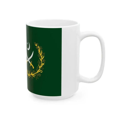 Flag of the Chief of the Army Staff Pakistan (Pakistan) White Coffee Mug - Go Mug Yourself