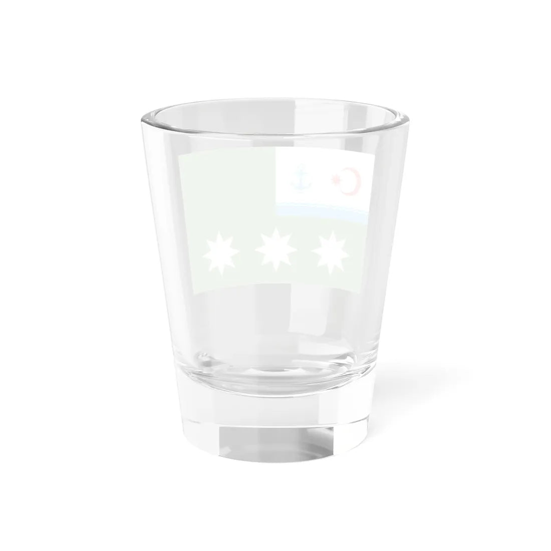 Flag of the Chief of the Azerbaijan State Border Service - Commander of Border Troops (Azerbaijan) Shot Glass 1.5oz - Go Mug Yourself