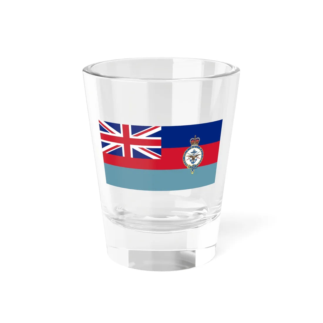 Flag of the Chief of the Defence Staff (United Kingdom) Shot Glass 1.5oz 1.5oz - Go Mug Yourself