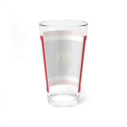 Flag of the Chief of the General Staff Syria 1980-2024 (Syria) Pint Glass 16oz - Go Mug Yourself