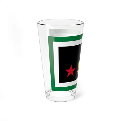 Flag of the Chief of the General Staff Syria 2024present (Syria) Pint Glass 16oz - Go Mug Yourself