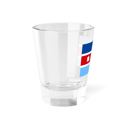 Flag of the Chief of the Hellenic National Defence General Staff Army variant (Greece) Shot Glass 1.5oz - Go Mug Yourself
