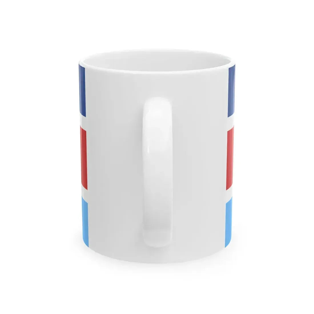 Flag of the Chief of the Hellenic National Defence General Staff Army variant (Greece) White Coffee Mug - Go Mug Yourself