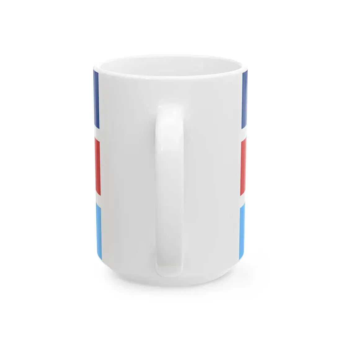 Flag of the Chief of the Hellenic National Defence General Staff Army variant (Greece) White Coffee Mug - Go Mug Yourself