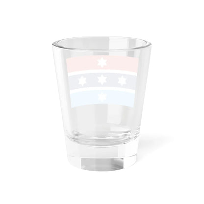 Flag of the Chief of the Hellenic National Defence General Staff Navy variant (Greece) Shot Glass 1.5oz - Go Mug Yourself
