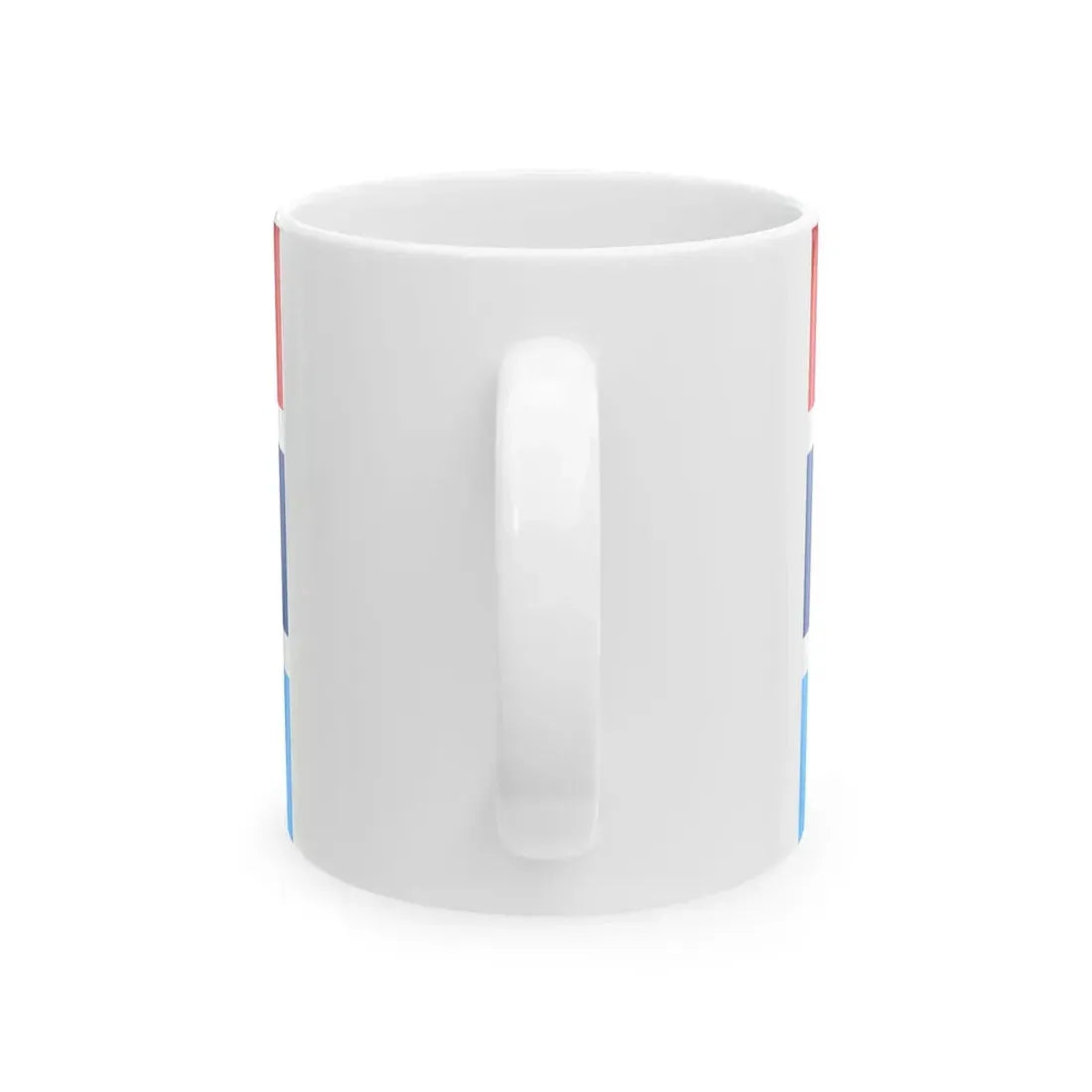 Flag of the Chief of the Hellenic National Defence General Staff Navy variant (Greece) White Coffee Mug - Go Mug Yourself