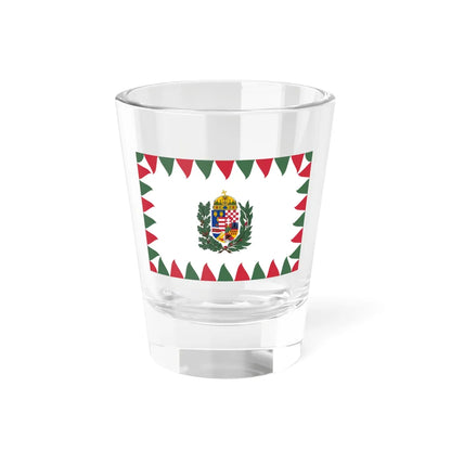 Flag of the Chief of the Honved General Staff 1940-1945 afloat (Hungary) Shot Glass 1.5oz 1.5oz - Go Mug Yourself