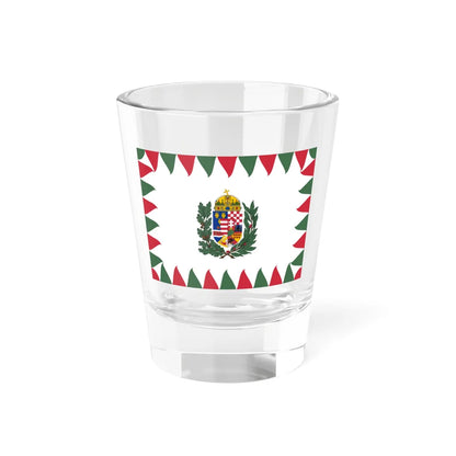Flag of the Chief of the Honved General Staff 1940-1945 (Hungary) Shot Glass 1.5oz 1.5oz - Go Mug Yourself