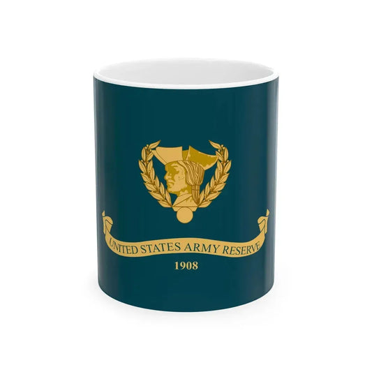 Flag of the Chief of the US Army Reserve (United States) White Coffee Mug 11oz - Go Mug Yourself