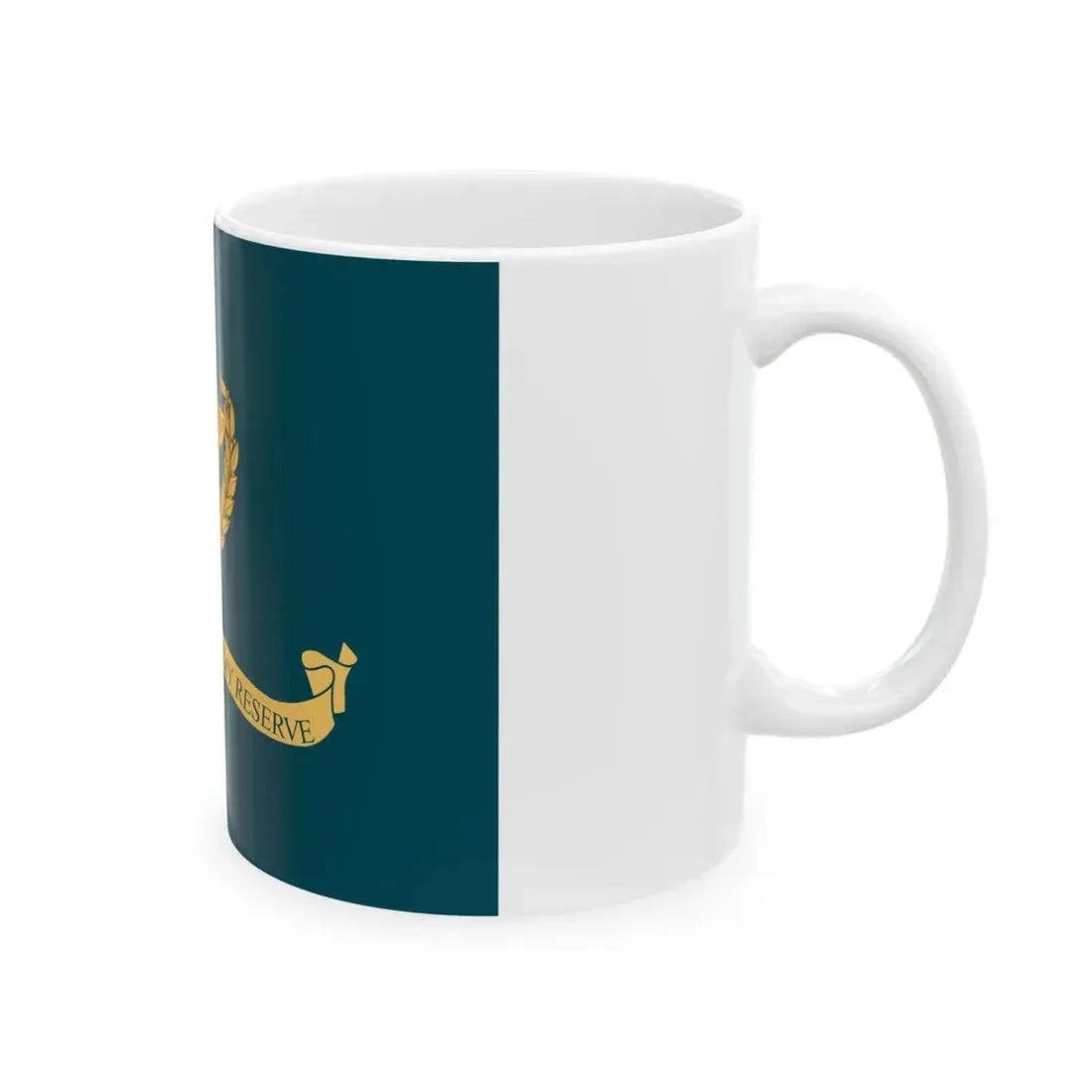 Flag of the Chief of the US Army Reserve (United States) White Coffee Mug - Go Mug Yourself