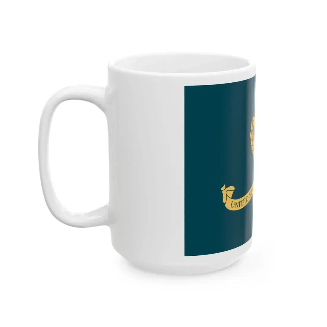 Flag of the Chief of the US Army Reserve (United States) White Coffee Mug - Go Mug Yourself