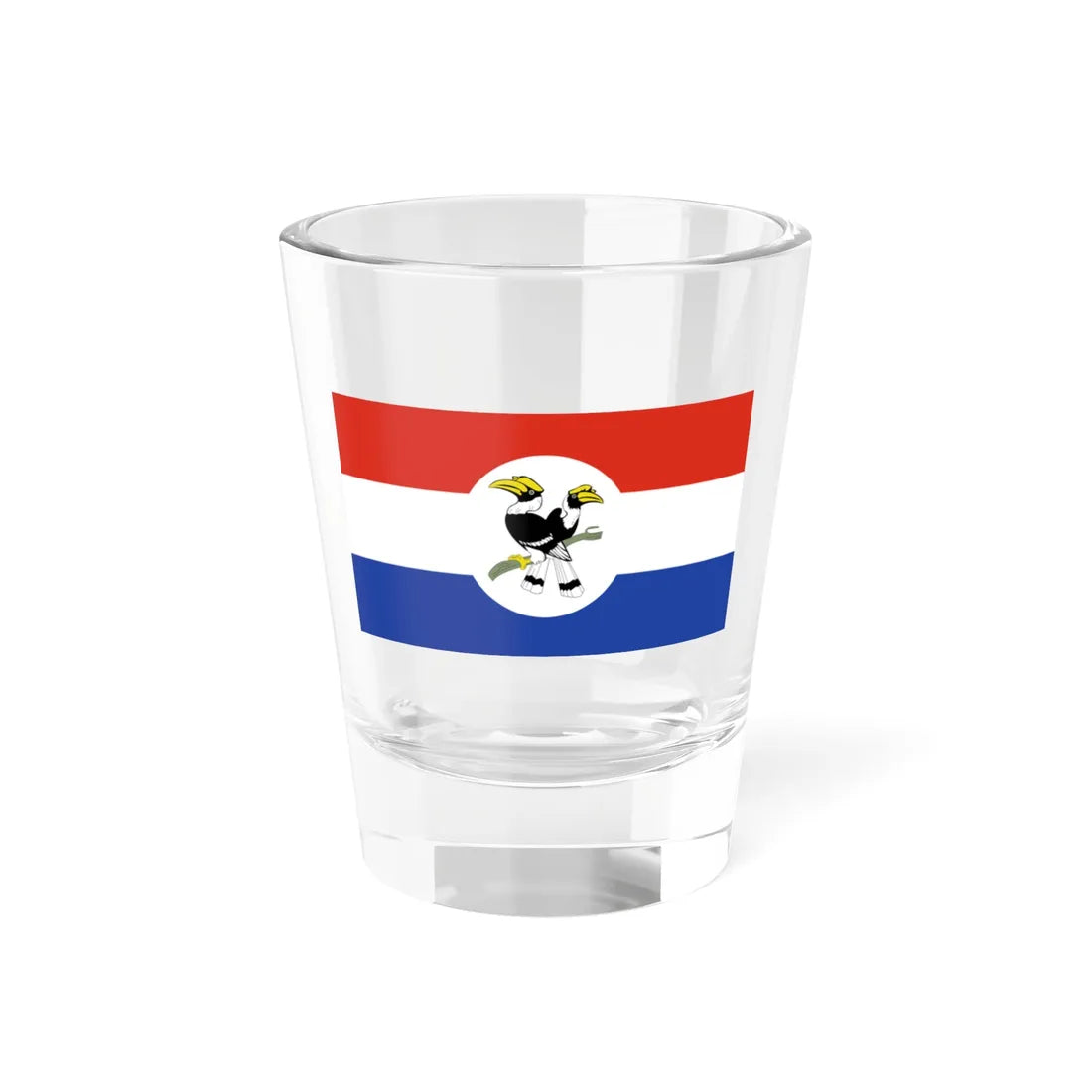 Flag of the Chin National Front (Myanmar) Shot Glass 1.5oz 1.5oz - Go Mug Yourself