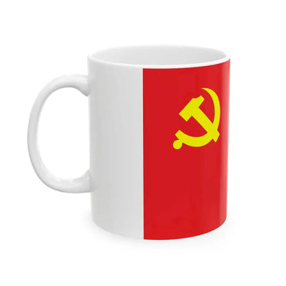 Flag of the Chinese Communist Party (China) White Coffee Mug - Go Mug Yourself