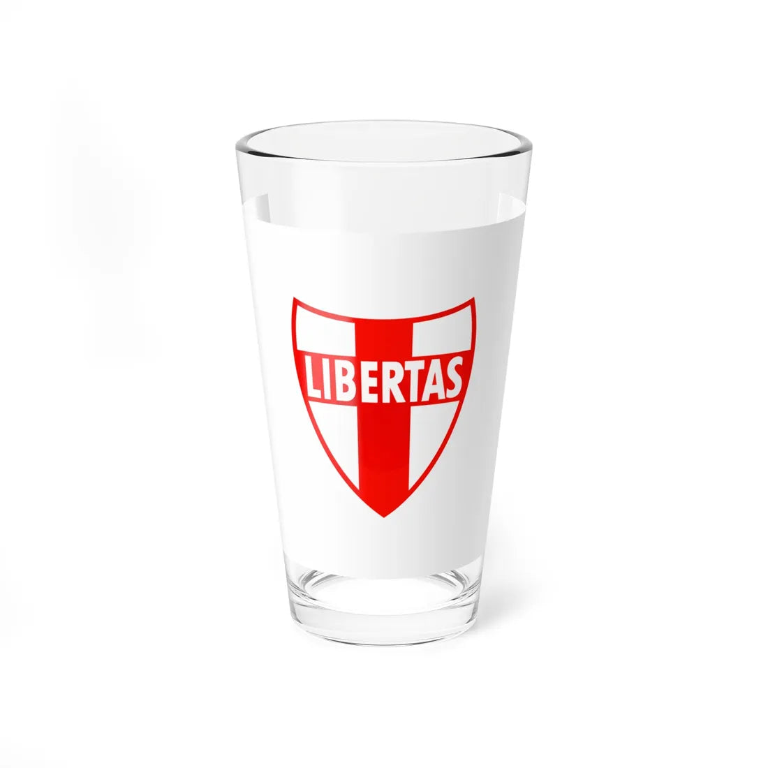 Flag of the Christian Democracy (Italy) Pint Glass 16oz 16oz - Go Mug Yourself