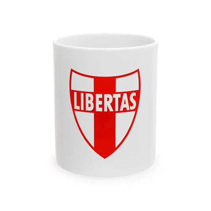 Flag of the Christian Democracy (Italy) White Coffee Mug 11oz - Go Mug Yourself