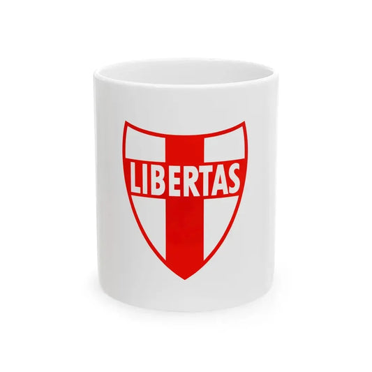 Flag of the Christian Democracy (Italy) White Coffee Mug 11oz - Go Mug Yourself