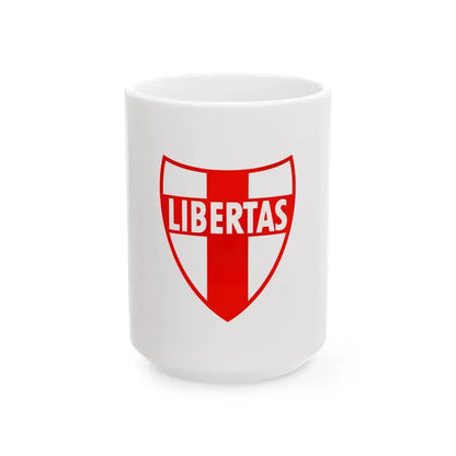 Flag of the Christian Democracy (Italy) White Coffee Mug 15oz - Go Mug Yourself