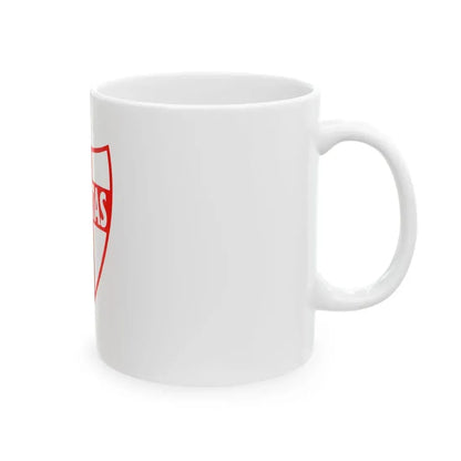 Flag of the Christian Democracy (Italy) White Coffee Mug - Go Mug Yourself