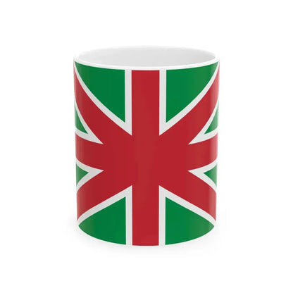 Flag of the Circolo Nautico Posillipo (Italy) White Coffee Mug 11oz - Go Mug Yourself