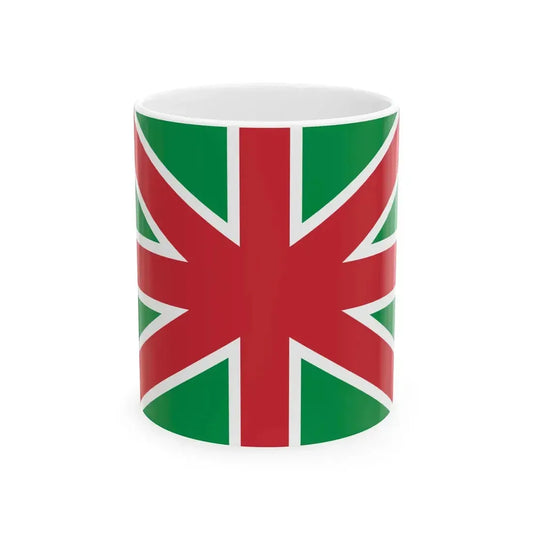 Flag of the Circolo Nautico Posillipo (Italy) White Coffee Mug 11oz - Go Mug Yourself