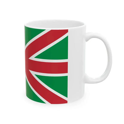 Flag of the Circolo Nautico Posillipo (Italy) White Coffee Mug - Go Mug Yourself
