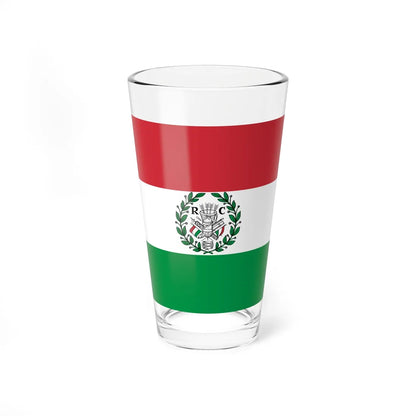 Flag of the Cispadane Republic (Italy) Pint Glass 16oz 16oz - Go Mug Yourself