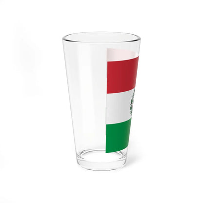 Flag of the Cispadane Republic (Italy) Pint Glass 16oz - Go Mug Yourself