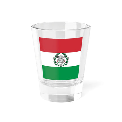 Flag of the Cispadane Republic (Italy) Shot Glass 1.5oz 1.5oz - Go Mug Yourself