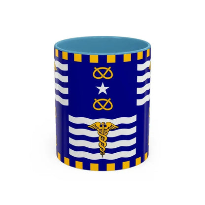 Flag of the City of Brisbane Australia - Accent Coffee Mug 11oz Light Blue - Go Mug Yourself