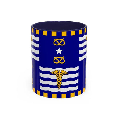 Flag of the City of Brisbane Australia - Accent Coffee Mug 11oz Navy - Go Mug Yourself