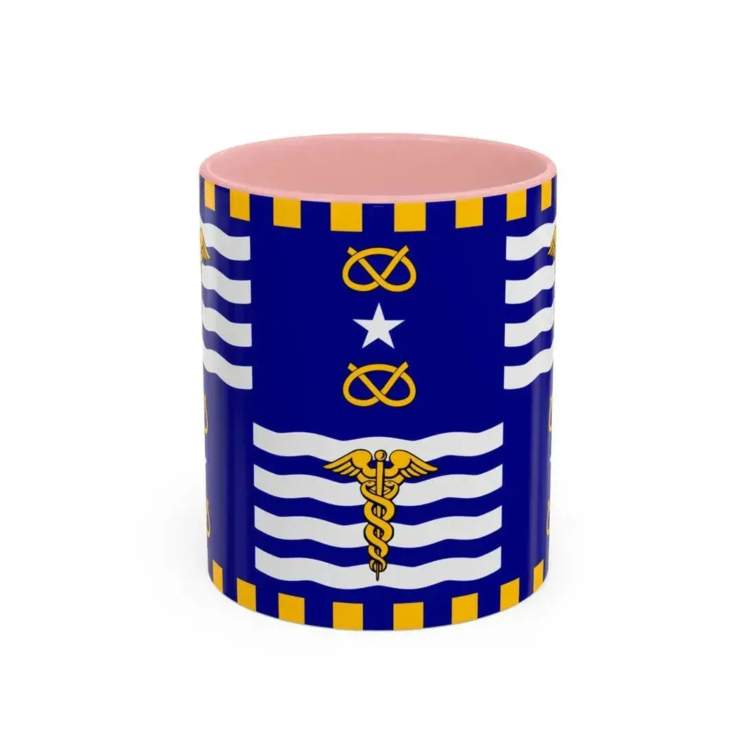 Flag of the City of Brisbane Australia - Accent Coffee Mug 11oz Pink - Go Mug Yourself