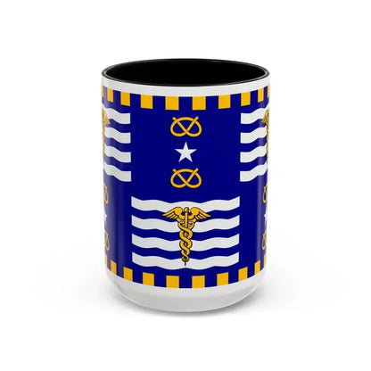 Flag of the City of Brisbane Australia - Accent Coffee Mug 15oz Black - Go Mug Yourself
