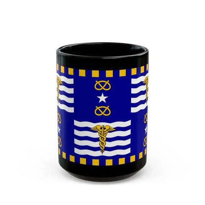 Flag of the City of Brisbane Australia - Black Coffee Mug 15oz - Go Mug Yourself