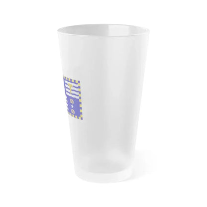 Flag of the City of Brisbane Australia - Frosted Pint Glass 16oz - Go Mug Yourself