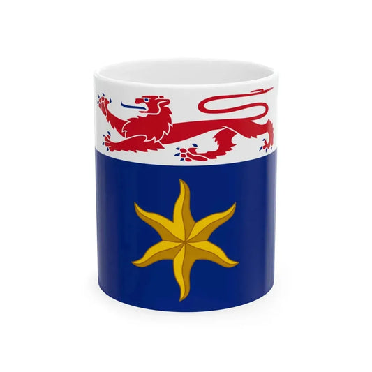 Flag of the City of Hobart Australia - White Coffee Mug 11oz - Go Mug Yourself