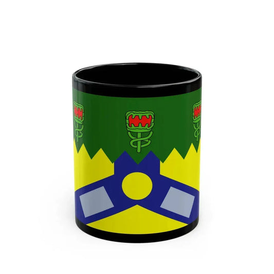 Flag of the City of Launceston Australia - Black Coffee Mug 11oz - Go Mug Yourself
