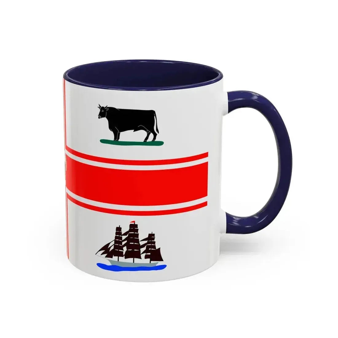 Flag of the City of Melbourne Australia - Accent Coffee Mug - Go Mug Yourself