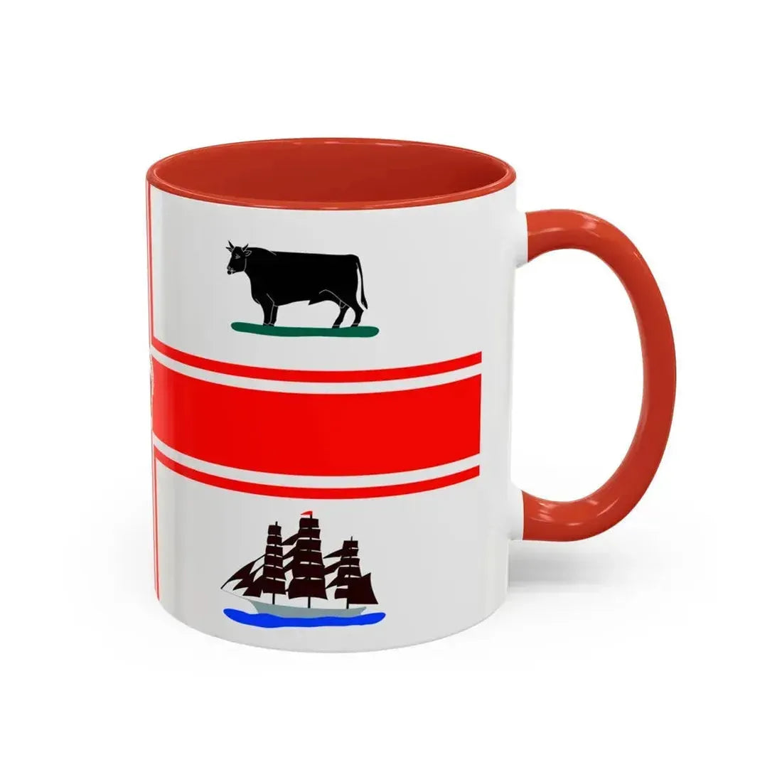 Flag of the City of Melbourne Australia - Accent Coffee Mug - Go Mug Yourself