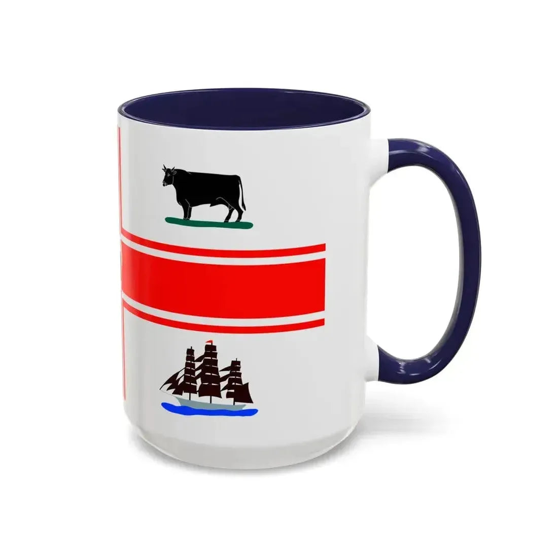 Flag of the City of Melbourne Australia - Accent Coffee Mug - Go Mug Yourself